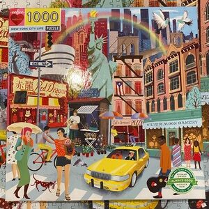 🧩s: 2 for $15, 3 for $18.  New York City Life - 1000 Piece Puzzle